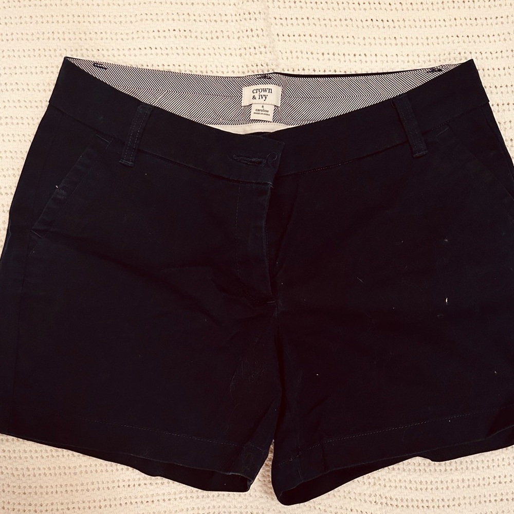 Crown & Ivy Women's shorts-Navy